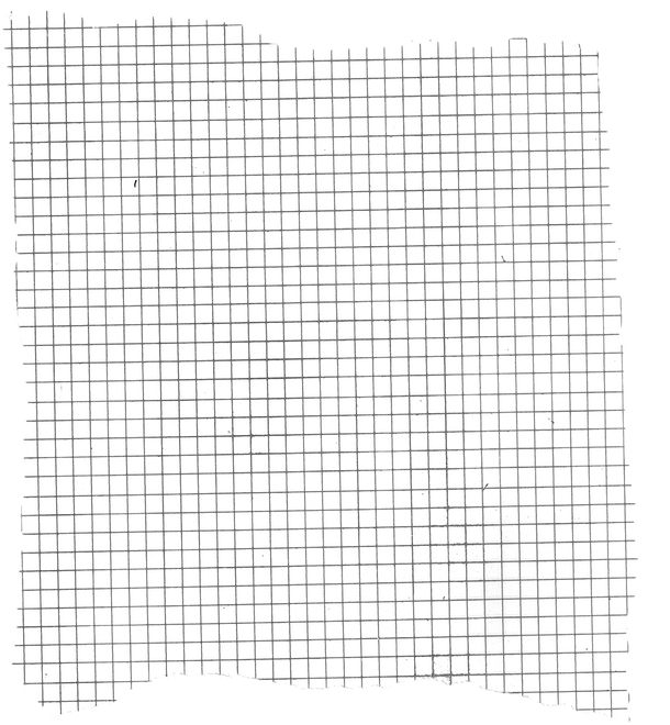 Black and White Graph Paper with All Edges Ripped