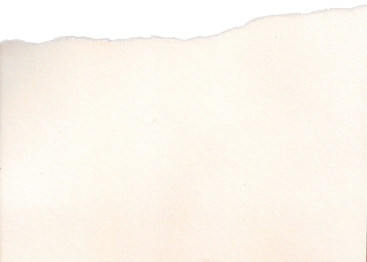 White Card Stock Paper with One Ripped Edge